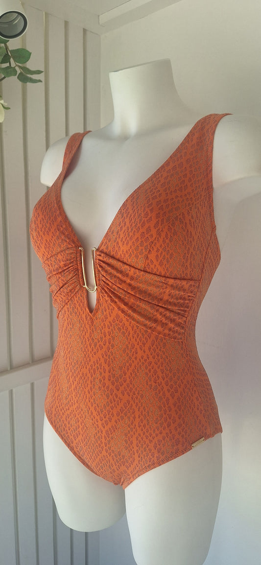 Mettalic Apricot swimsuit