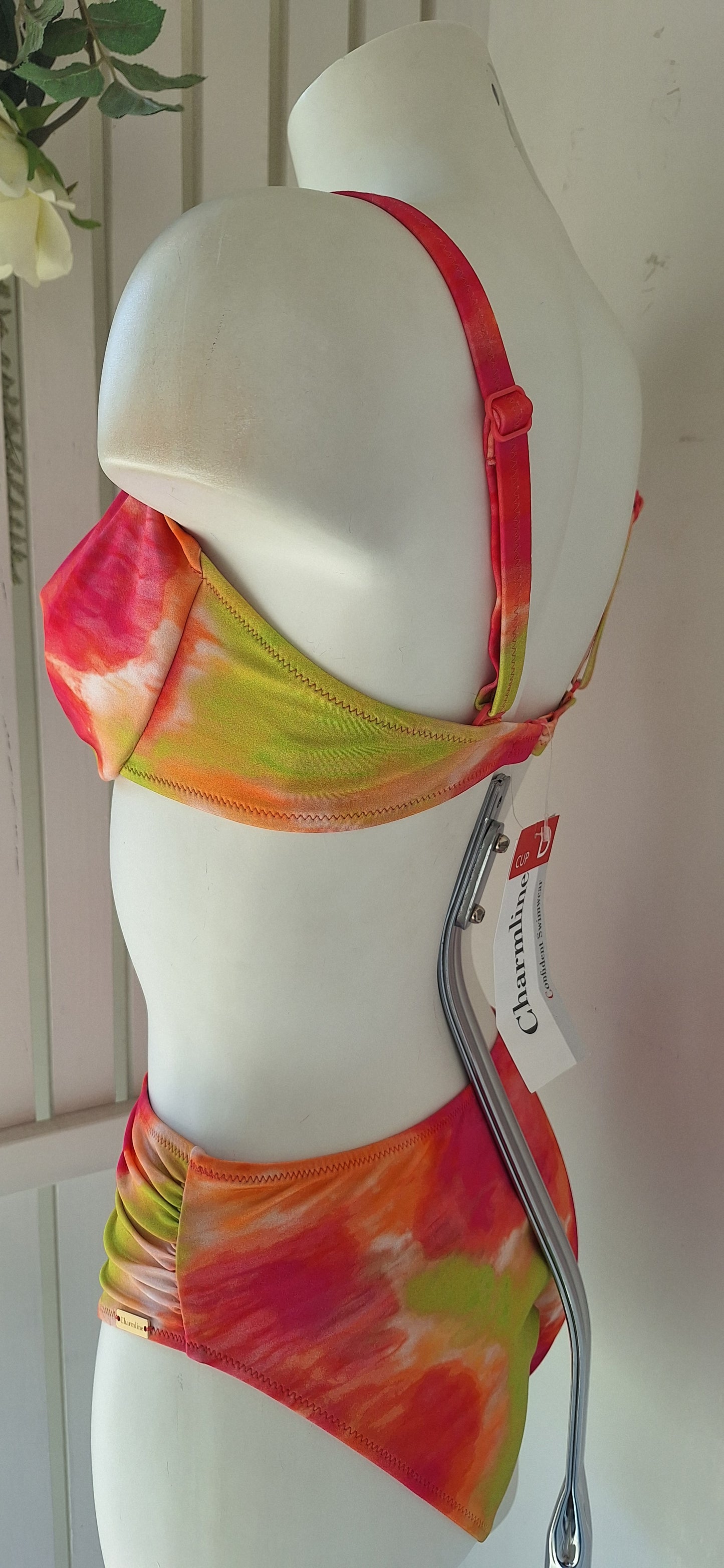 Fuschia/Lime Bikini set