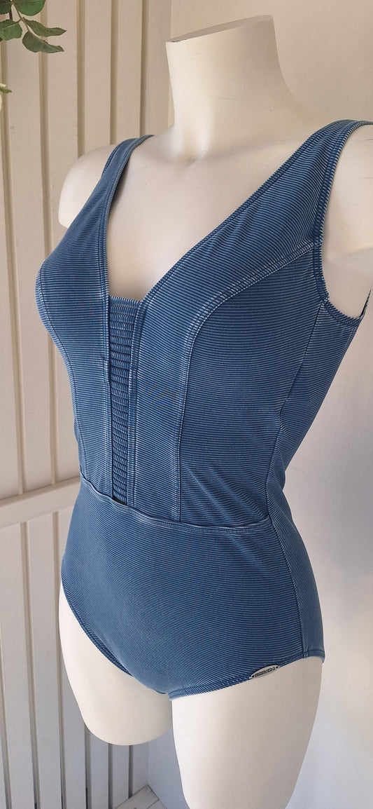 Denim color swimsuit