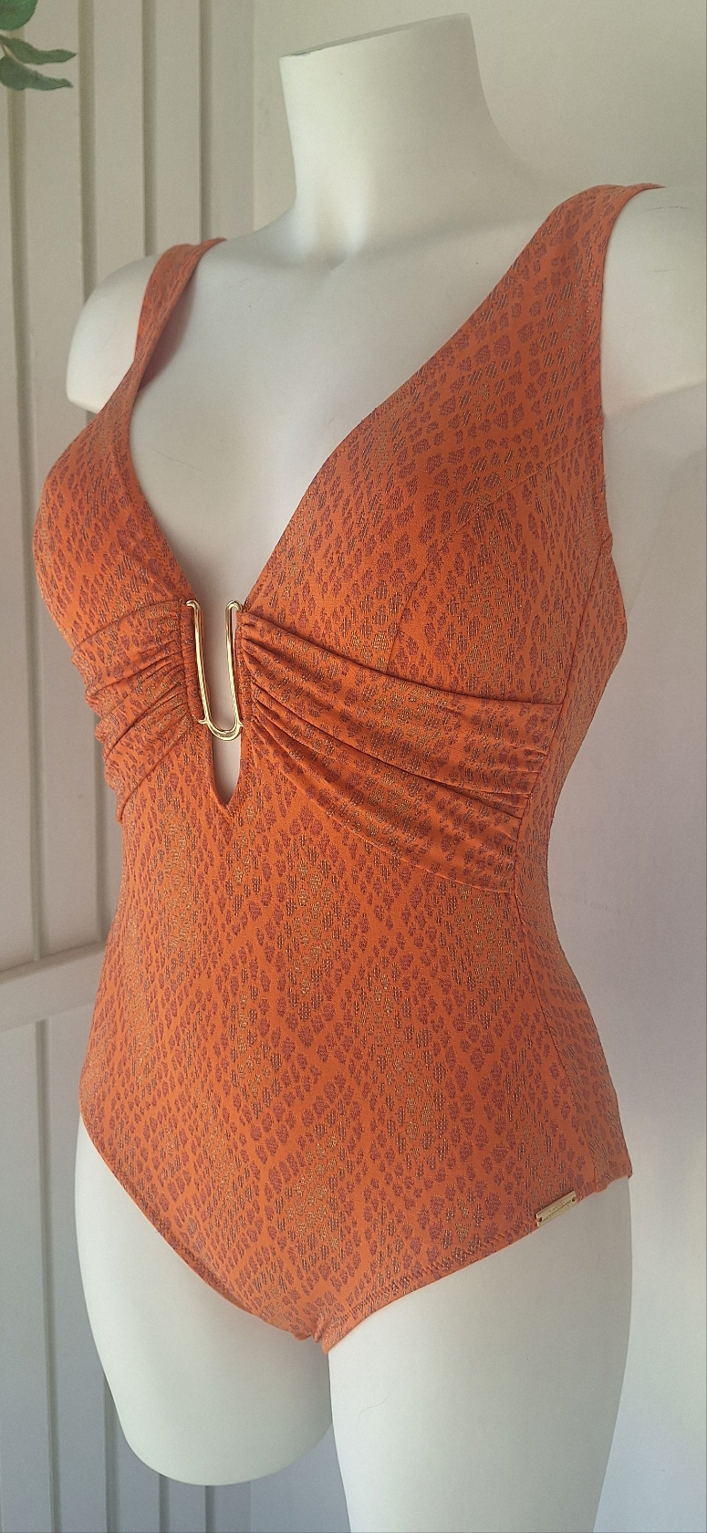 Mettalic Apricot swimsuit