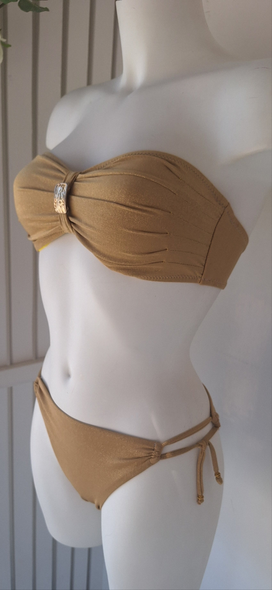 Gold bikini set